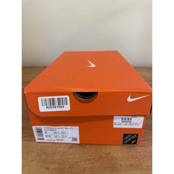 Nike React Infinity 4 GTX Women’s Running Shoes White/Yellow Size 8 - Picture 5 of 5